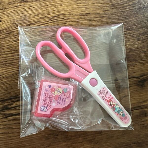 新品未使用 メゾピアノ はさみ&ピアノ型えんぴつけずり 文房具 平成レトロ女児 平成女児 コレクション レア