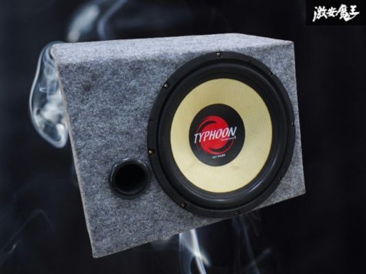 Typhoon 30cmウーファー 2基 Yahoo!オークション -「typhoon」(ウーハー) (カーオーディオ)の