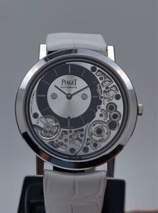 б/у прекрасный товар Piaget PIAGET arte . pra no arte . mate * автоматический G0A43121 P11311 18K WG 750 мужской самозаводящиеся часы наручные часы