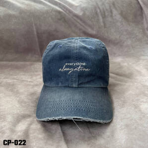 usa古着 BLUE LINE シンプルデニムキャップ FREE