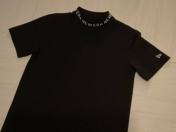NEW ERA / ニューエラ ゴルフ 吸汗速乾 ミドルネック 半袖Tシャツ NEW ERA ロゴ / サイズ M / 未使用品 / NE180