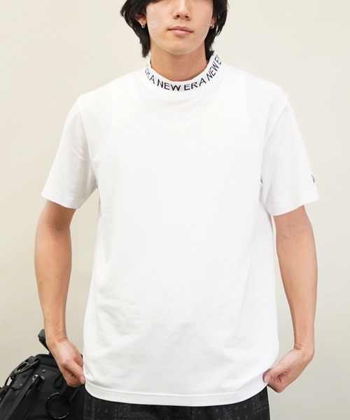 NEW ERA / ニューエラ ゴルフ 吸汗速乾 ミドルネック 半袖Tシャツ NEW ERA ロゴ / サイズ L / 未使用品 / NE178