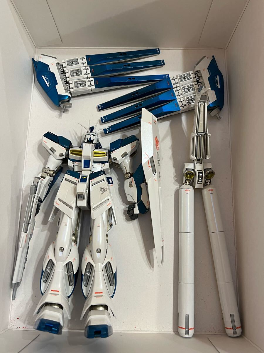 ジャンク】組立済当時物 MG1/100 Hi-νガンダム箱説付き - メルカリ