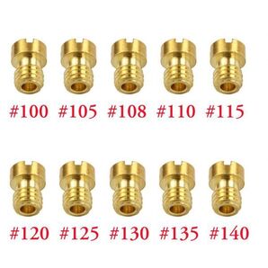 10サイズ #100/140 ケイヒン 丸大 メインジェット キャブレター #100 #105 #108 #110 #115 #120 #125 #130 #135 #140 ケーヒン