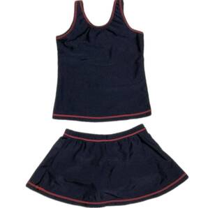 新品 女子スクール水着 セパレート 2点セット 120サイズ (濃紺)
