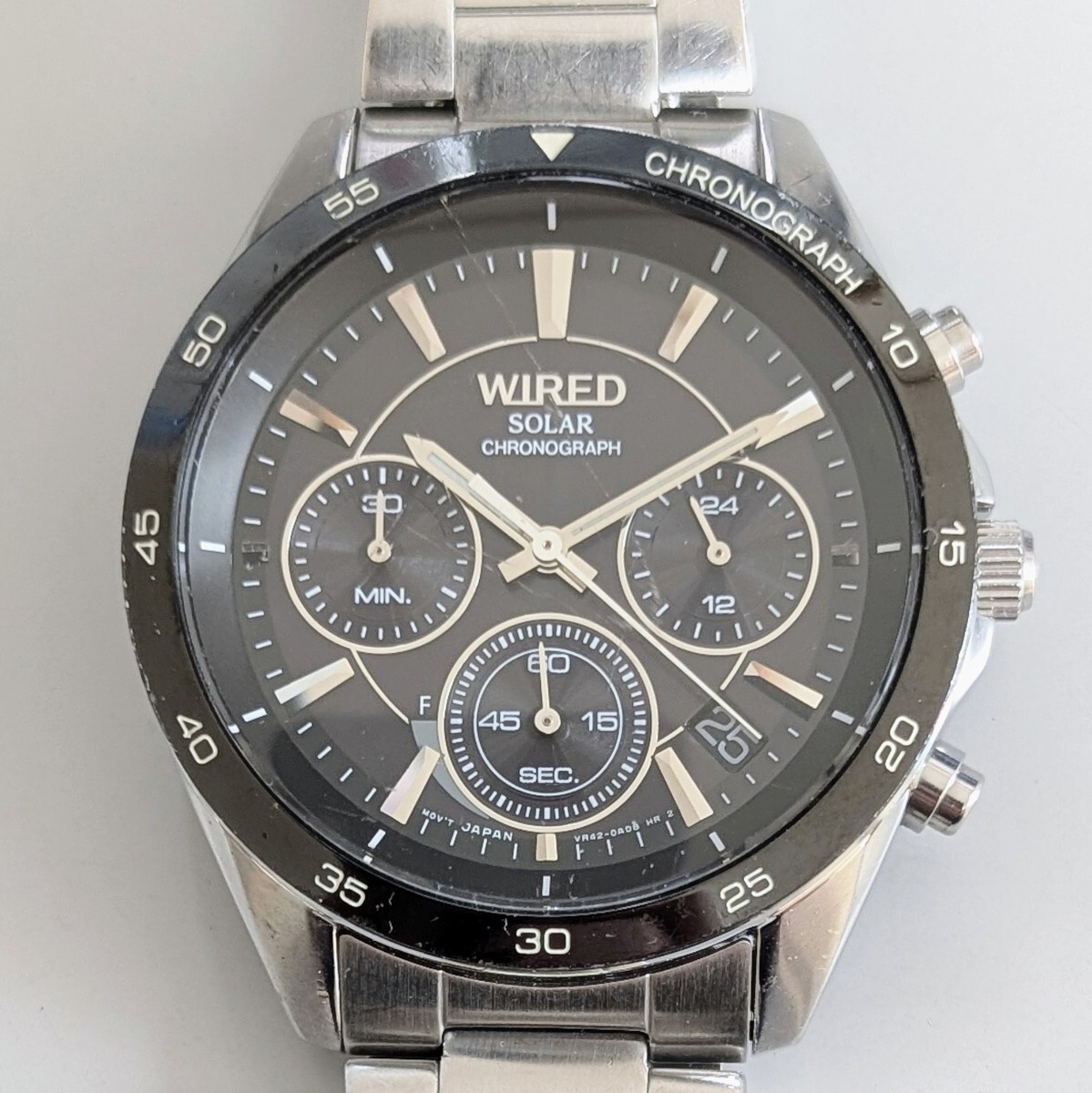 SEIKO WIRED VR42-K2C0 クロノグラフ SOLAR 最終値下げ Yahoo!オークション -「42)」(ワイアード) (セイコー)の落札相場