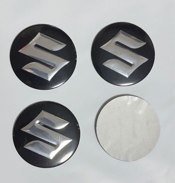 SUZUKI スズキ ホイールキャップシール アルミ製 56mm ブラック