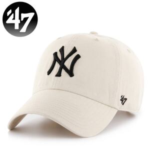 ☆正規品新品☆47BRAND YANKEES CLEAN UP フォーティーセブン キャップ クリーンナップ 柔らか RGW17GWS ヤンキース/ボーン