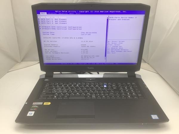 ゲーミングノートPC i7-8700 ram16gb ssd512gb 1060 MSI、240Hz WQXGA液晶＆GeForce RTX 4070搭載ゲーミングノート