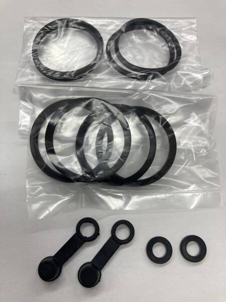 ヤマハ RZ250R/RR RZ350RR 左右 フロントキャリパーシールセット1台分 51L-W0047-10/11 オーバーホール レストア (1XG 3HM 1AR 51L 52Y)