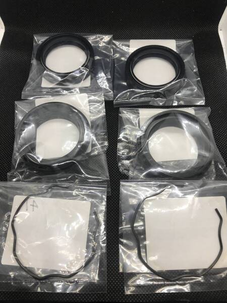 ヤマハ YZF-R1 98~01 日本製NOK フォークシール オイルシール+ダスト+ストッパ各2個4XV-23145-00/4EB-23144-00 オーバーホール レストア
