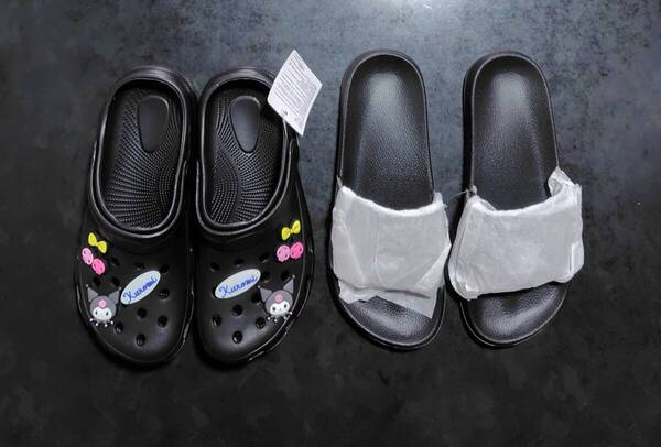 クロミクロッグサンダルシャワーサンダル新品タグ付き2点セットアベイル限定Mサイズサンリオ
