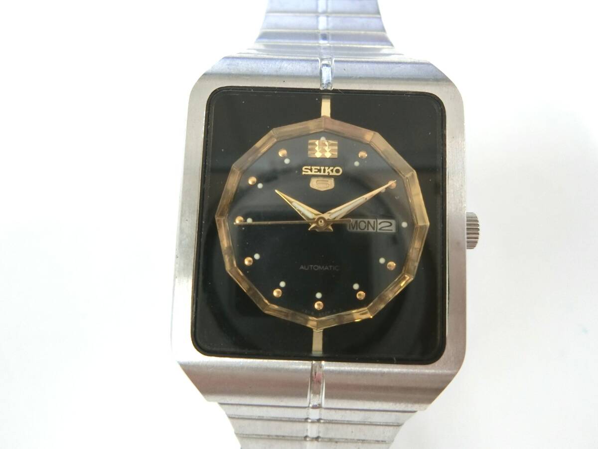 SEIKO セイコー ファイブ ヴィンテージ スクエア ボーイズ 腕時計 自動巻 SEIKO セイコー ファイブ ヴィンテージ スクエア ボーイズ