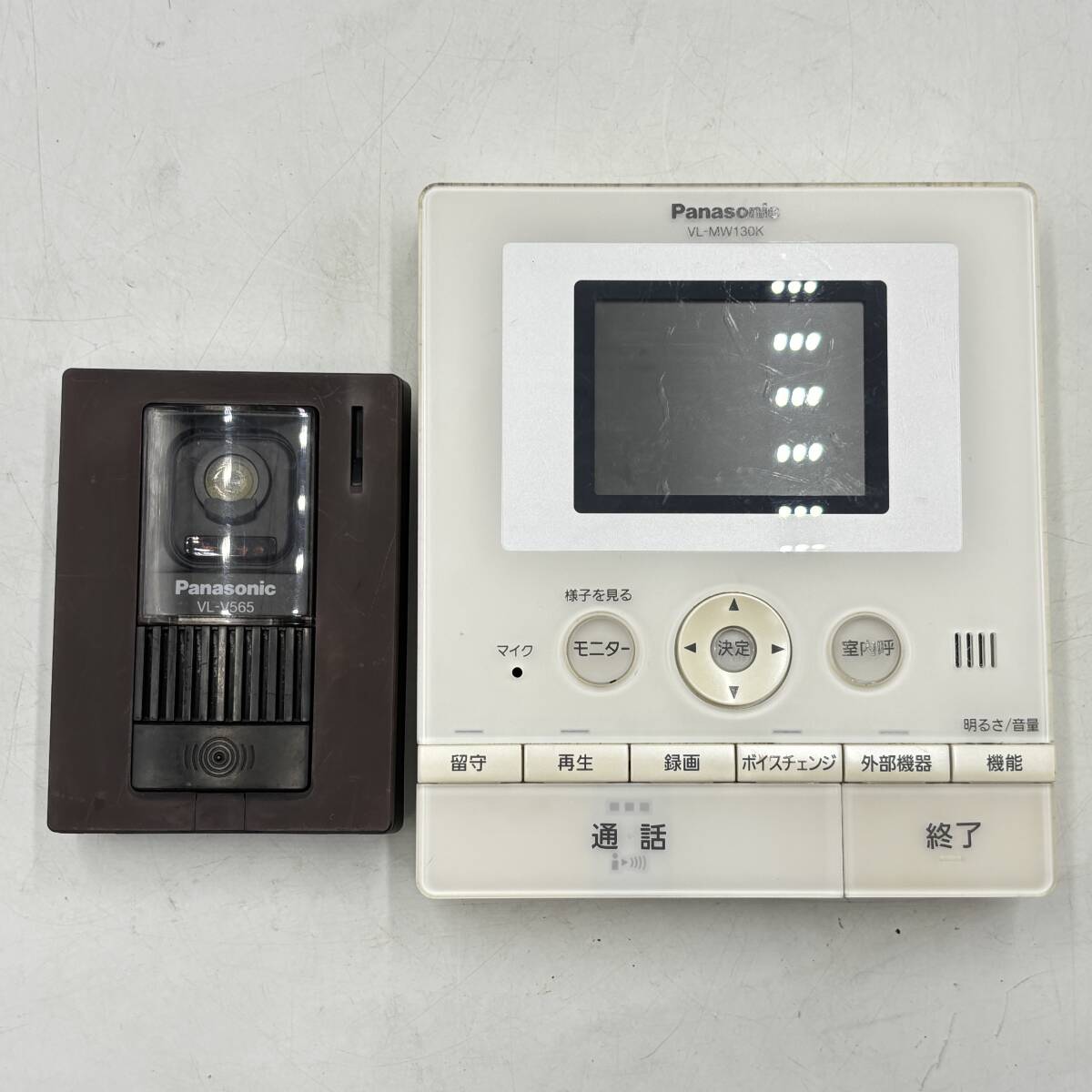 Panasonic VL-MW150K/ VL-V565K カラーモニター親機 Panasonic カラーモニター親機 VL-MW150K/カラーカメラ玄関子機