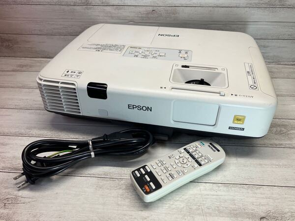 【送料無料】♪EPSON 良品 エプソン プロジェクター EB-1940W 動作確認 リモコン付 ランプ使用 106時間 32時間!②