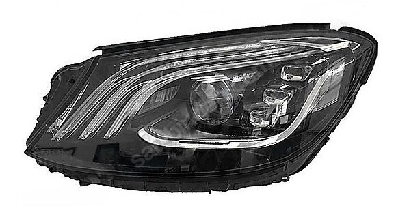 正規純正OEM ベンツ 左 左側 NV無 LED ヘッドライト Sクラス W222 S400 S450 S560 S600 S63 S65 AMG ヘッドランプ 2229067703