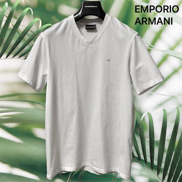 23Y250401A 未使用 EMPORIO ARMANI エンポリオアルマーニ メンズ 半袖 Tシャツ 検 ポロシャツ 半袖シャツ ジャケット トップス トート 白
