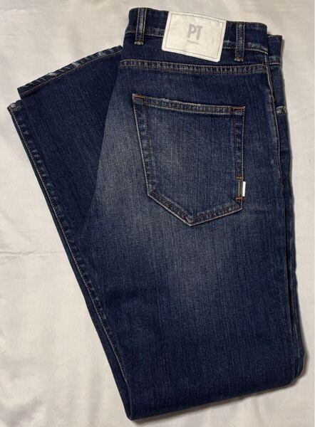 PT TORINO ピーティートリノ サイズ 32 M〜L コットンパンツ ダークネイビー系 ROCK デニムパンツ ジーンズ