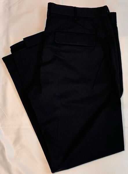 PT TORINO ピーティートリノ サイズ 50 M~L コットン ナイロン パンツ ブラック系 LAMDA FIT スラックス イージーパンツ