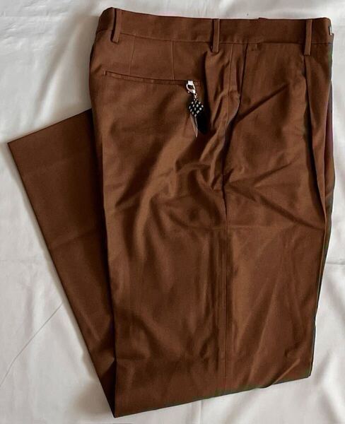 PT TORINO ピーティートリノ サイズ 46 S〜M ウール パンツ ブラウン系 DICIOTTO FIT スラックス ウール