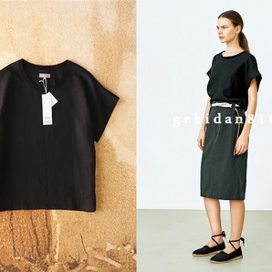 新品タグ付 MARGARET HOWELL マーガレットハウエル 2019 ヨーロッパリネン100% Tシャツ カタログ掲載 28,600円