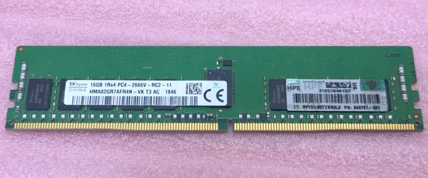 ◆SK hynix HMA82GR7AFR4N-VK *PC4-21300/DDR4-2666/PC4-2666V ECC REG/Registered 288Pin DDR4 RDIMM 16GB 動作品