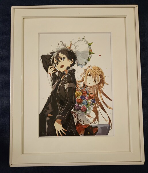 SAO ソードアート・オンライン 電撃文庫30周年記念 A5キャラファイングラフ キリト アスナ 花束 くじ引き堂 S賞