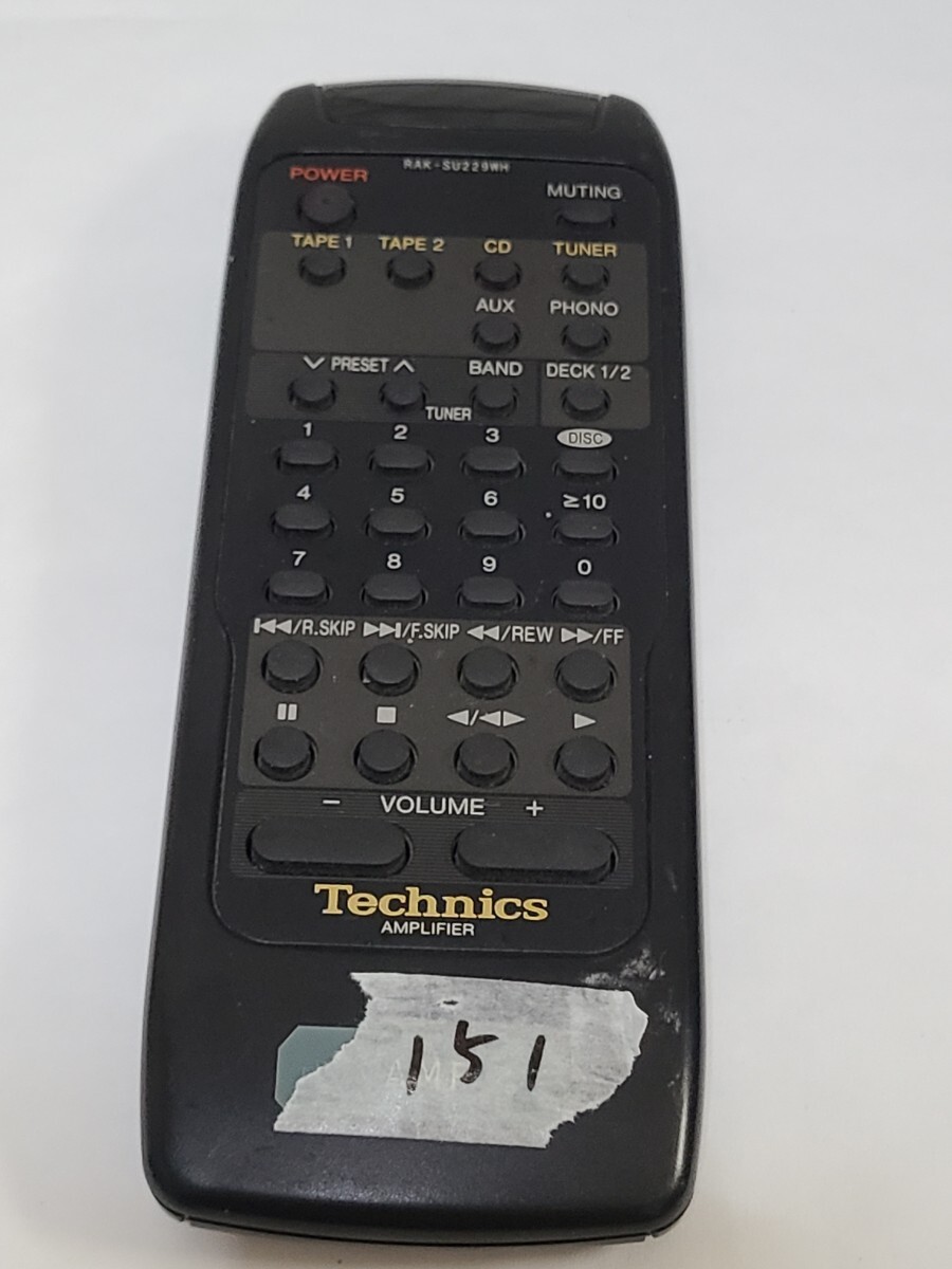 Yahoo!オークション -「technics テクニクス」(リモコン