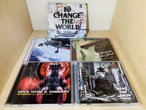 ■送料無料■ MAN WITH A MISSION シングル CD 5枚セット 初回限定盤 CD+DVD