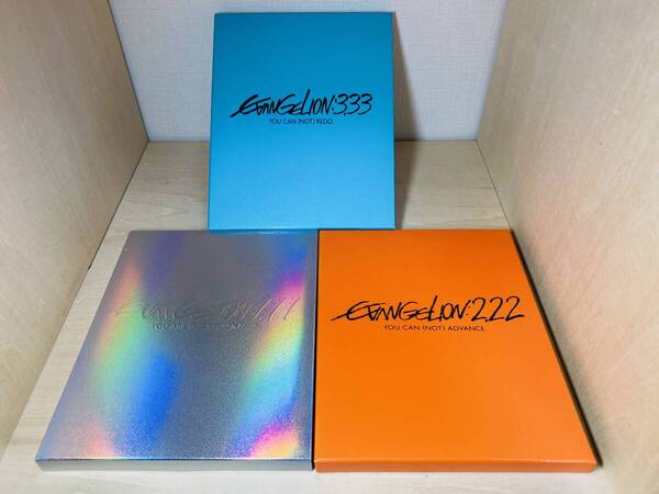 ■送料無料■ エヴァンゲリオン 新劇場版 序 破 Q Blu-ray 3枚セット 初回限定版