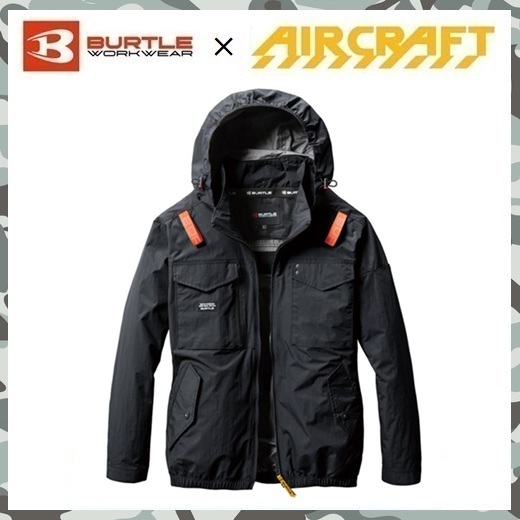 2025 リニューアル 【 新品 送料無料 】 L バートル BURTLE サイド ファン AC 長袖 ブルゾン 空調服 AC1151 ブラック エアー クラフト