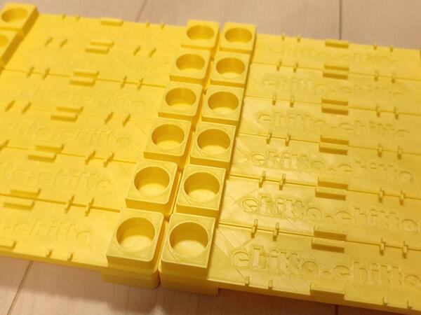 プラレール互換 自作ミニ複線橋脚 12個 検)大量・まとめ・自作・ポイント消化・3D・複線・ミニ・橋脚