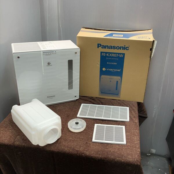 パナソニック Panasonic 気化式加湿器 ナノイー ミスティホワイト