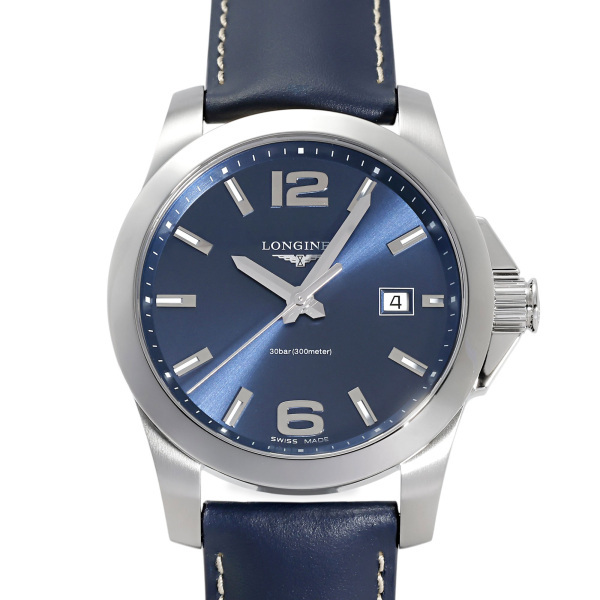  Longines LONGINES Conquest L3.759.4.96.0 голубой циферблат новый товар наручные часы мужской 