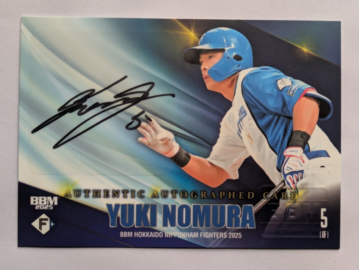 BBM 野村佑希 日本ハムファイターズ 直筆サイン ルーキーエディション Yahoo!オークション -「野村佑希 サイン」の落札相場・落札価格