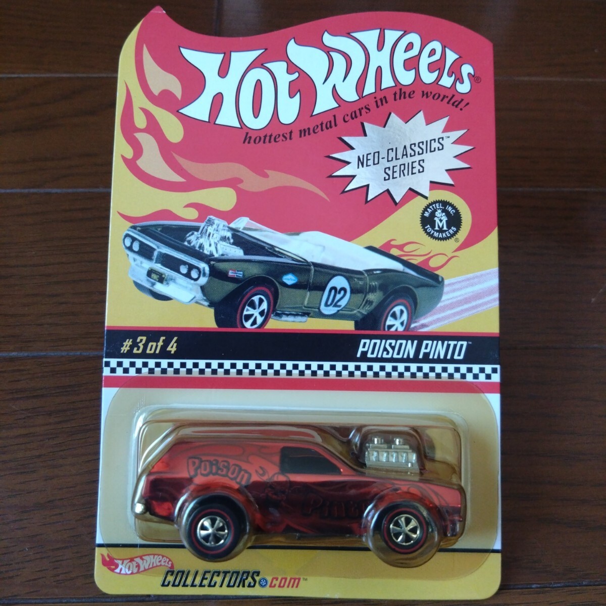 Hot Wheels Redline Poison Pinto 1975 Green Made In Hong Kong