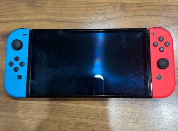 【送料無料】中古品 Nintendo Switch 有機ELモデル 本体のみ ニンテンドースイッチ 任天堂 初期化