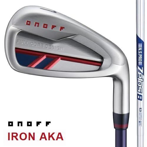 P273 新品 ONOFF オノフ アイアン IRON AKA 赤 N.S.PRO ZELOS 8 (R) スチールシャフト SW 2020年 日本仕様