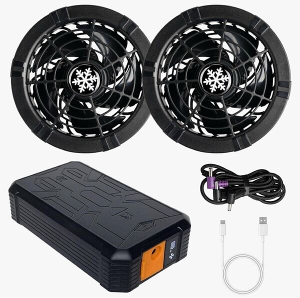 空調服ファンバッテリー 30V 30000mAh セット