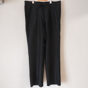 AURALEE SILK LINEN DOBBY SLACKS サイズ4 スラックス ブラック パンツ