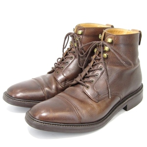 PEAL&Co. × BROOKS BROTHERS Brooks Brothers UK9D гонки выше ботинки 30091 колпак tu Dyna ito темно-коричневый 35004456