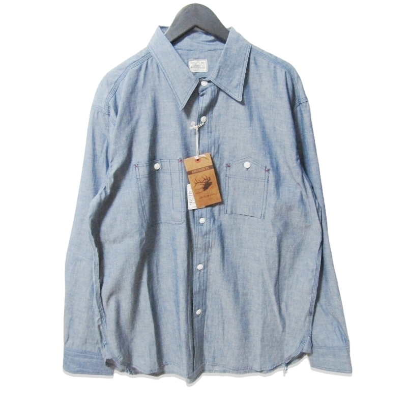Yahoo!オークション -「シャンブレーシャツ」(Lサイズ) (ワーク