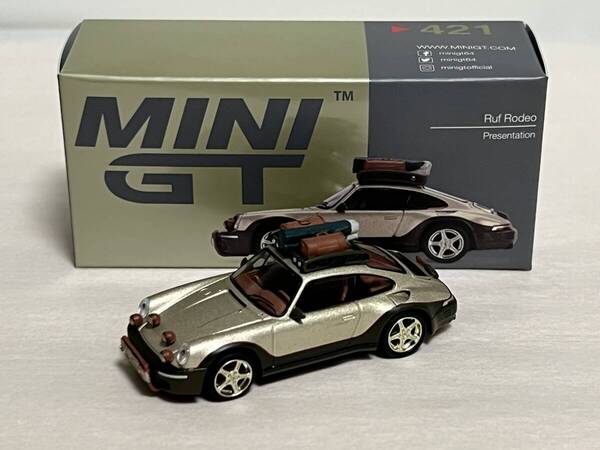 ※製造不備あり MINI GT 1/64 MGT00421-L RUF ロデオ プレゼンテーション LHD トゥルースケール ミニGT 421 TSM MODEL