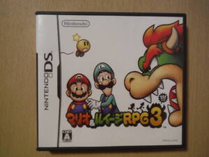 ★ DS マリオ&ルイージRPG3!!! ゲームソフト Nintendo ニンテンドーDS 擦れ・傷み有