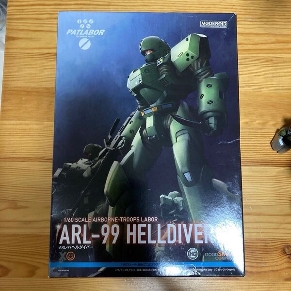 【即決】送料無料 MODEROID 機動警察パトレイバー ARL-99ヘルダイバー 1/60スケール PS&ABS製 組み立て式プラスチックモデル G13078
