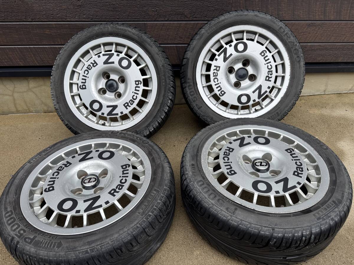 レア 当時物 ラリー RALLY OZ Racing Ruote O.Z レーシング 15X7.0J +40 PCD100/5H 中古2本
