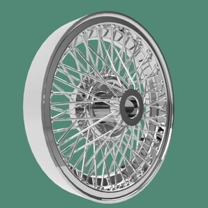 1/24 ジャガーEタイプ Revell用 ワイヤーホイール4個セット 3Dプリント