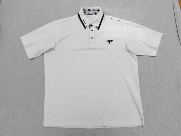 \送料込み!/【TOURSTAGE】ツアーステージ 半袖 ポロシャツ 白 ホワイト LLサイズ ゴルフウェア GOLF スポーツ ファッション