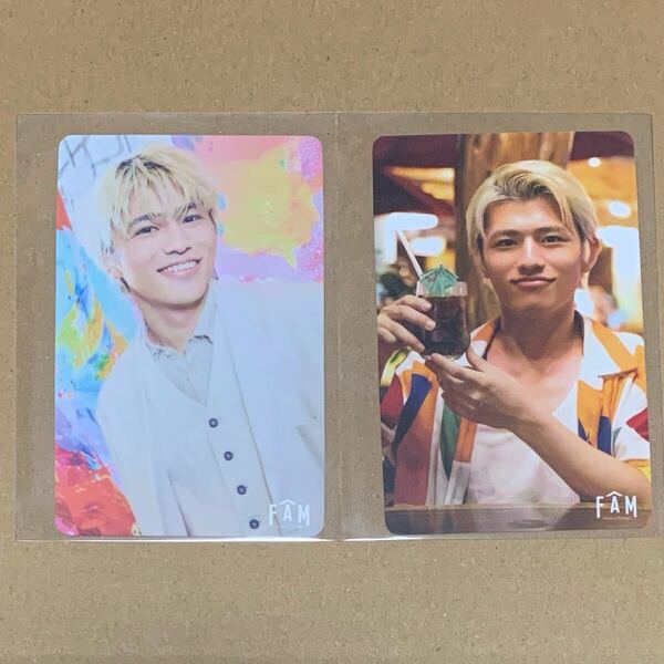 timelesz FAM 両面ソロ絵柄 トレカ 松島聡 & 篠塚大輝 timeless タイムレス TAIKI SHINOZUKA