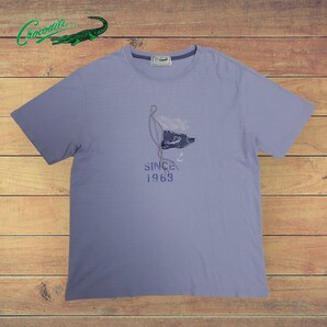 CROCODILE クロコダイル プリント ボーダー 半袖Tシャツ L